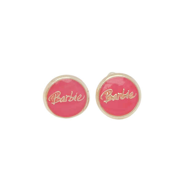 Amor Eterno - Broqueles / Botón Barbie / Aretes Oro 10k