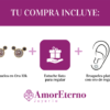 Amor Eterno - Broqueles / Disney Bisel Dama Mickey / Oro 10k - Imagen 9