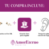 Amor Eterno - Broqueles Serpiente Vibora / Aretes / Oro 10k / Verde - Imagen 8