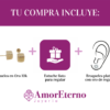 Amor Eterno - Broqueles Cubo Dado Aretes / Oro 10k - Imagen 9