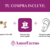 Amor Eterno - Broqueles Una Inicial Letra / Aretes / Oro 10k / I - Imagen 8