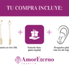 Amor Eterno - Aretes Largos / Oro Sólido 10k Pluma - Imagen 7