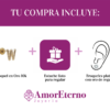 Amor Eterno - Broqueles Una Inicial Letra / Aretes / Oro 10k / W - Imagen 8