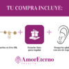 Amor Eterno - Broqueles Finos Perla Tu Y Yo / Aretes Oro 10k / Estrella - Imagen 8