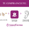 Amor Eterno - Broqueles Recto Aro 7mm / Aretes / Oro 10k - Imagen 8