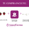 Amor Eterno - Broqueles Deluxe Fresa / Aretes / Oro 10k - Imagen 8
