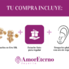 Amor Eterno - Broqueles / Flor Tierna Aretes / Oro 10k - Imagen 9