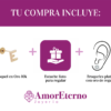 Amor Eterno - Broqueles Una Inicial Letra / Aretes / Oro 10k / E - Imagen 8