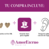 Amor Eterno-Broqueles Corazón Azucarado Estrella Grande/ 10k - Imagen 9