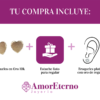 Amor Eterno - Broqueles / Corazón Azucarado / Oro Sólido 10k / Dama - Imagen 9