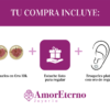 Amor Eterno - Broqueles Bisel Corazón / Aretes / Oro 10k / Rosa - Imagen 9