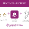 Amor Eterno - Broqueles Orejitas De Gato / Aretes / Oro 10k - Imagen 9