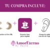 Amor Eterno - Broqueles Luna Basic / Aretes Oro 10k - Imagen 6
