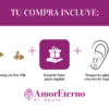 Amor Eterno - Broqueles / Tu Y Yo Bisel / Aretes Oro 10k / Rojo - Imagen 7