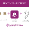 Amor Eterno - Broqueles Cuadrado Azucarado / Aretes Oro 10k - Imagen 9
