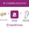 Amor Eterno - Broqueles Tambor 6mm / Aretes / Oro 10k / Amarillo - Imagen 8