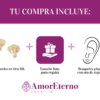 Amor Eterno - Broqueles / Globos Fiesta / Aretes / Oro 10k - Imagen 8