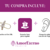 Amor Eterno - Earcuff Diamond / Falsa Perforación / Oro 10k - Imagen 9
