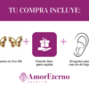 Amor Eterno - Broqueles / Mariposa Grande / Oro Sólido 10k - Imagen 7