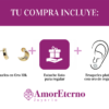 Amor Eterno - Broqueles Luna Basic Diamante / Aretes Oro 10k - Imagen 9