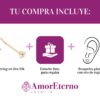 Amor Eterno - Broqueles Piercing Nariz / Oro Sólido 10k - Imagen 6
