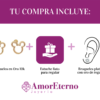 Amor Eterno - Broqueles Disney Silueta Mickey Aretes / Oro 10k - Imagen 7