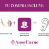 Amor Eterno - Broquel / Arete / Oro Sólido 10k De Unicornio Arcoiris - Imagen 7