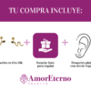 Amor Eterno - Broqueles Serpiente Vibora / Aretes / Oro 10k / Negro - Imagen 8