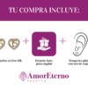 Amor Eterno - Broqueles / 15 Xv Años Corazón Aretes Oro 10k - Imagen 9