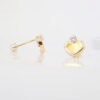 Amor Eterno - Broqueles / Corazón Diamante / Aretes Oro 10k - Imagen 6