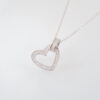 Amor Eterno - Gargantilla / Collar Plata Oro 24k / Corazón - Imagen 2