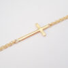 Amor Eterno - Pulsera Cruz / Oro Sólido 10k - Imagen 4