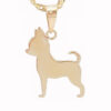 Amor Eterno - Dije Perrito Chihuahua Oro 14k + Cadena Regalo
