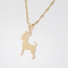 Amor Eterno - Dije Perrito Chihuahua Oro 14k + Cadena Regalo - Imagen 5