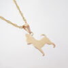 Amor Eterno - Dije Perrito Chihuahua Oro 14k + Cadena Regalo - Imagen 3