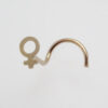 Amor Eterno - Piercing Para Nariz / Oro Sólido 10k - Imagen 5