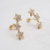 Amor Eterno - Broqueles Estrella Fugaz 15p* / Aretes Oro 10k - Imagen 4