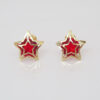 Amor Eterno - Broqueles Estrella Tecno / Aretes / Oro 10k - Imagen 4