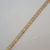 Amor Eterno - Pulsera Florentina 3 Oros / Oro 10k Sólido - Imagen 3