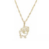 Amor Eterno - Dije Perrito Pug Oro 14k + Cadena de Regalo