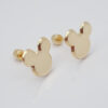 Amor Eterno - Broqueles / Disney Botón Mickey Oro 10k - Imagen 5