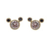 Amor Eterno - Broqueles / Disney Bisel Dama Mickey / Oro 10k