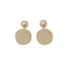 Amor Eterno - Broqueles Circulo Basic Bebé Aretes / Oro 10k