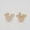Amor Eterno - Broqueles / Disney Botón Mickey Minnie Oro 10k - Imagen 6