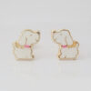 Amor Eterno - Broqueles Deluxe Perrito / Aretes / Oro 10k - Imagen 4
