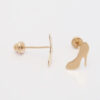 Amor Eterno - Broqueles Tacones Barbie / Aretes Oro 10k - Imagen 5
