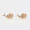 Amor Eterno - Broqueles Ballena / Aretes / Oro 10k - Imagen 4