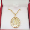 Amor Eterno - Medalla Virgen Elegante 10k + Cadena de Regalo - Imagen 6