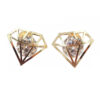 Amor Eterno - Broqueles Diamante / Aretes / Oro 10k