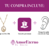 Amor Eterno - Dije Medalla Primera Comunión 10k + Cadena - Imagen 11